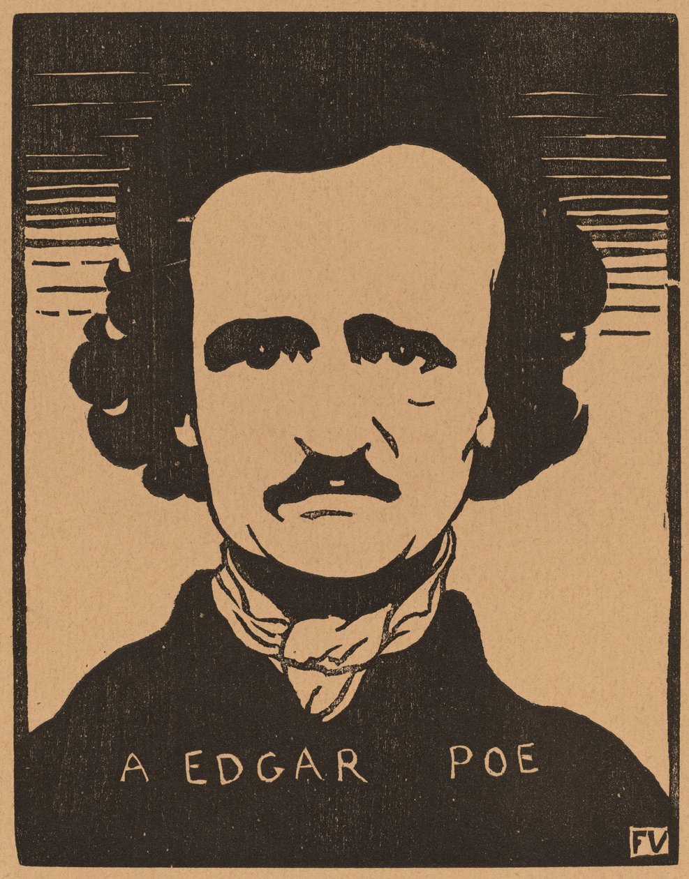 Bir Edgar Poe, 1894. by Félix Vallotton