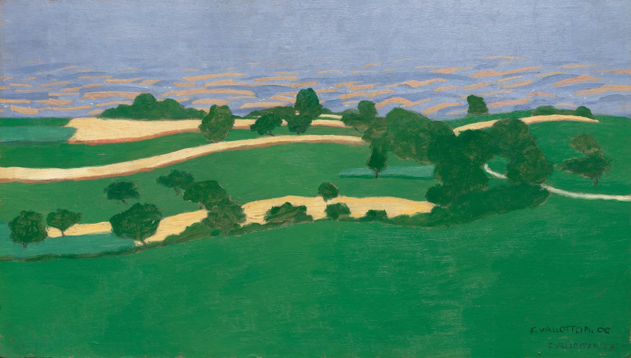 mısır tarlaları by Félix Vallotton