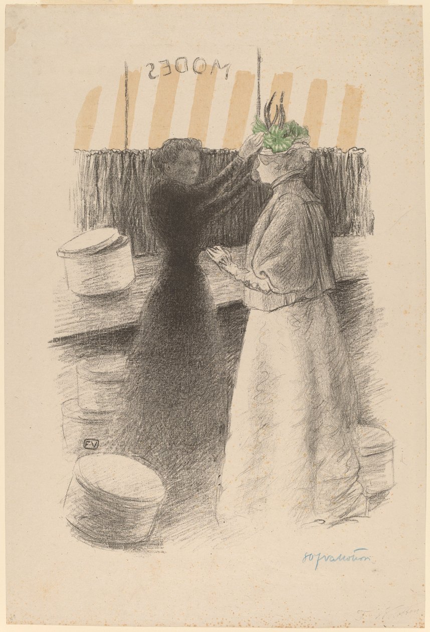 Yeşil Şapka by Félix Vallotton