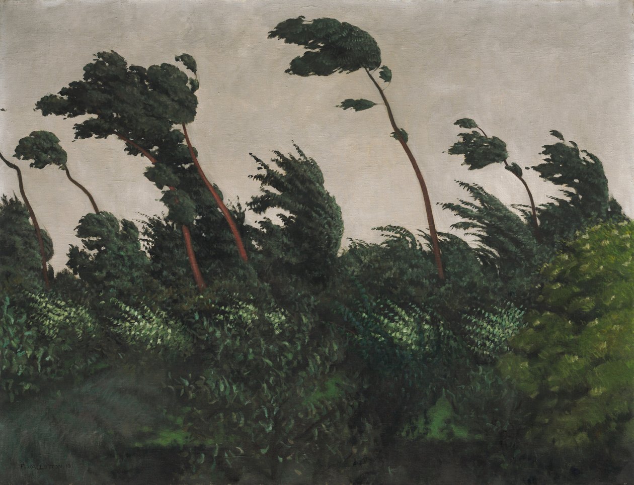 Rüzgar, 1910. by Félix Vallotton