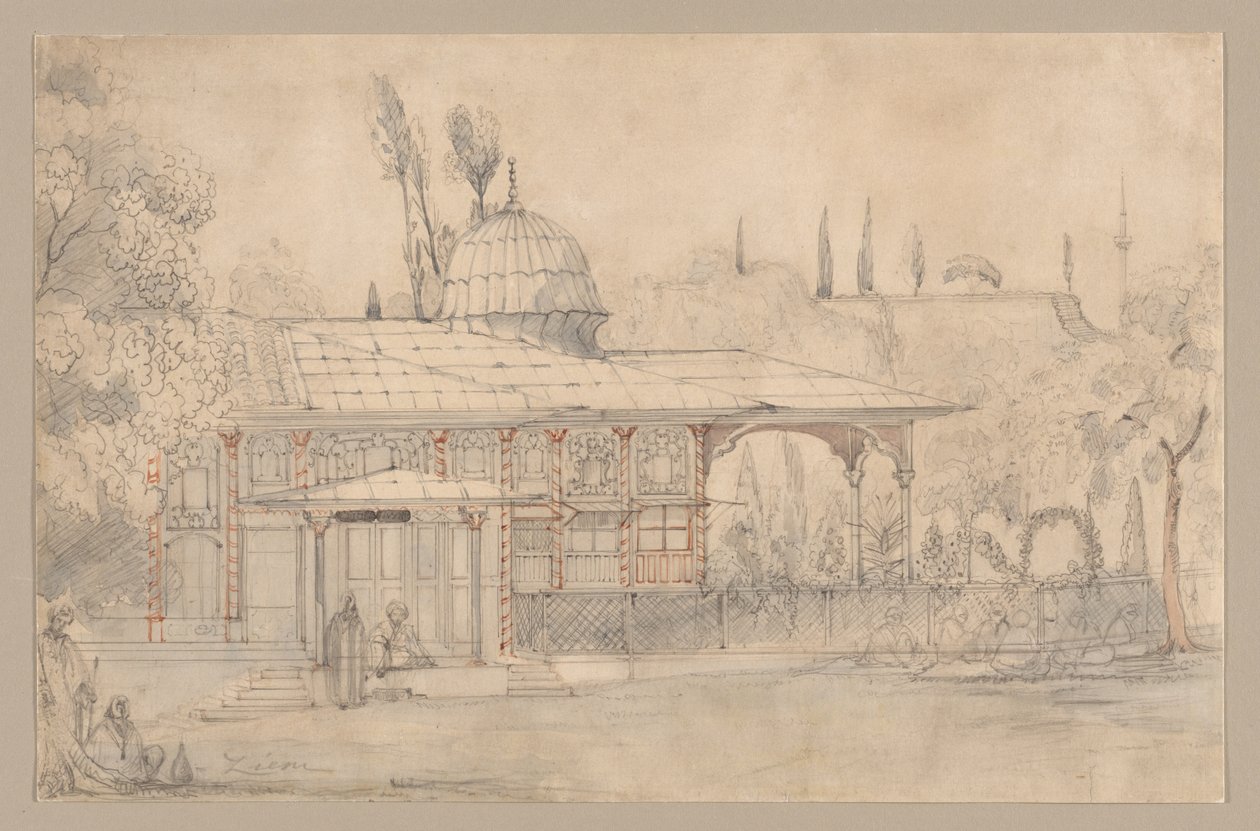 Cami Yakınındaki Köşk, 1800
