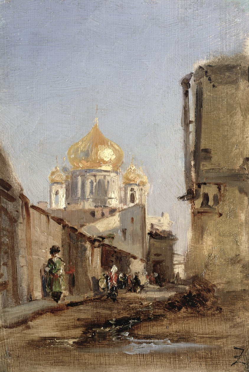 Tobolsk Çalışması, 1842 by Félix Ziem