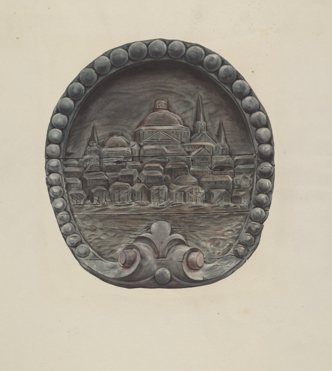 Mimari Süsleme (Boston Şehri) by Flora Merchant