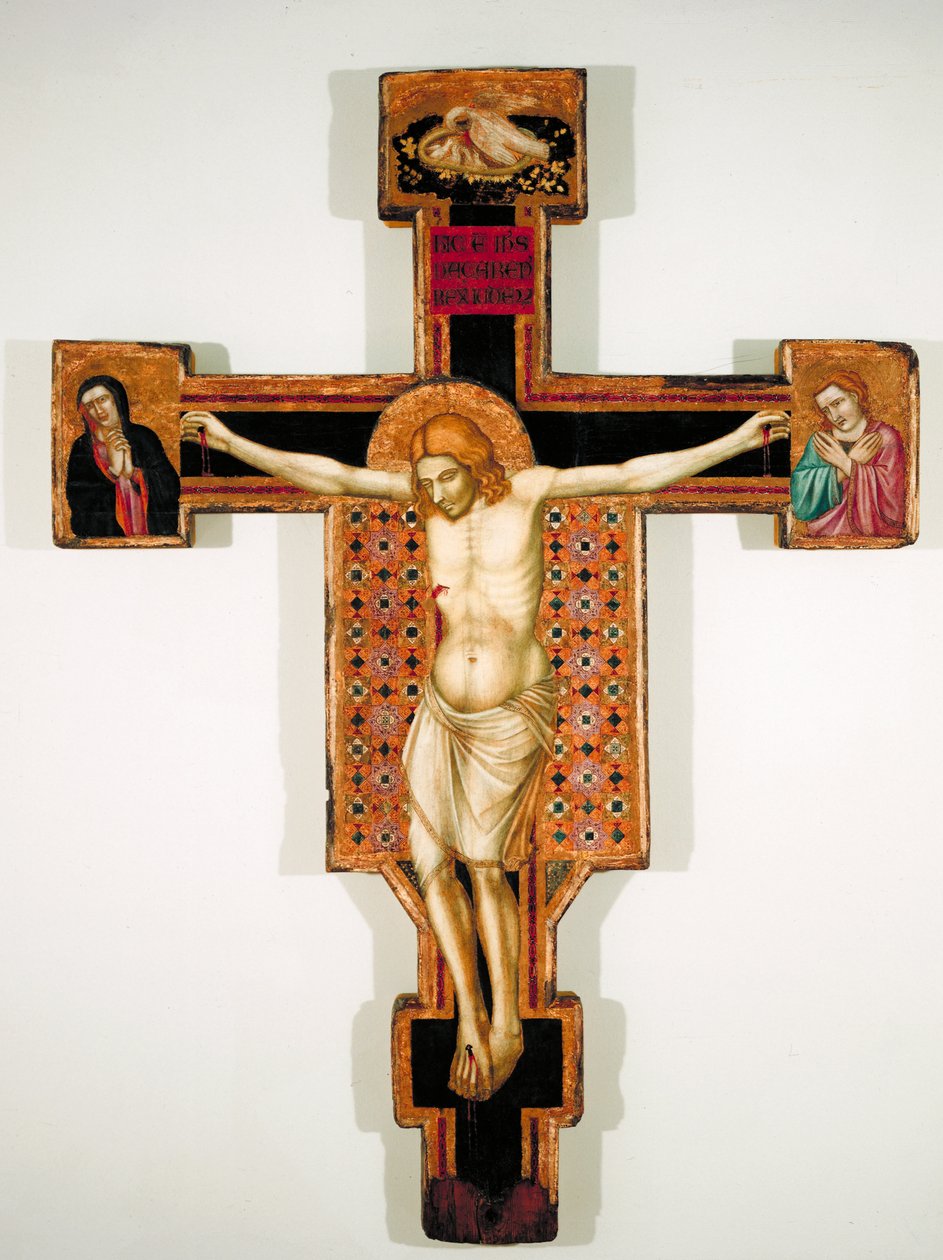 Boyalı Haç, c.1325-35 (panelde tempera) by Florentine School