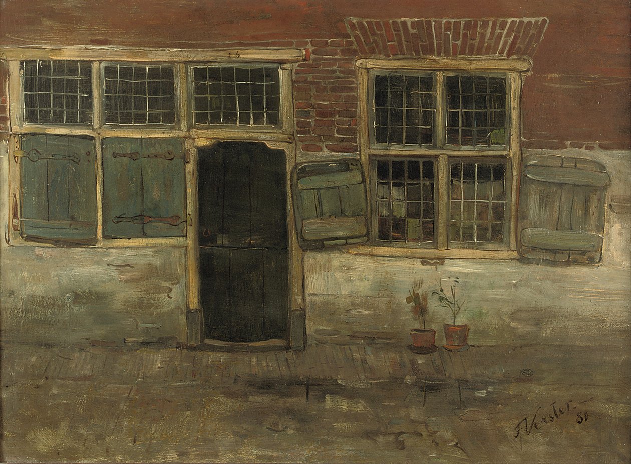 Küçük Evler, Leiden, 1881 by Floris Verster