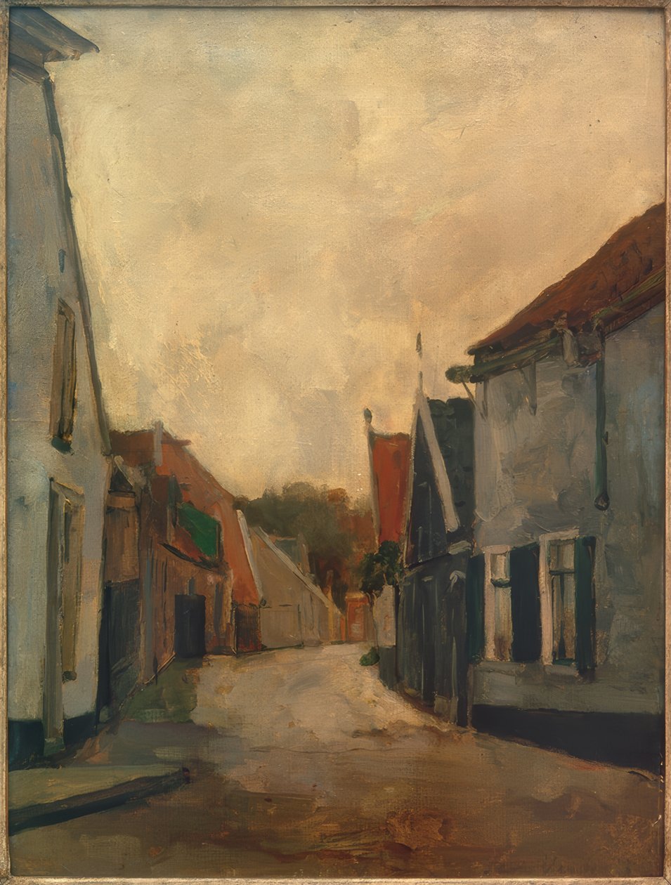 Texel üzerinde yol by Floris Verster