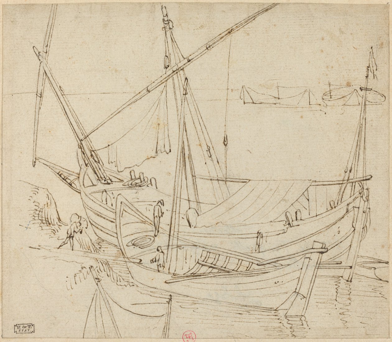 Tekneler by Follower of Agostino Tassi