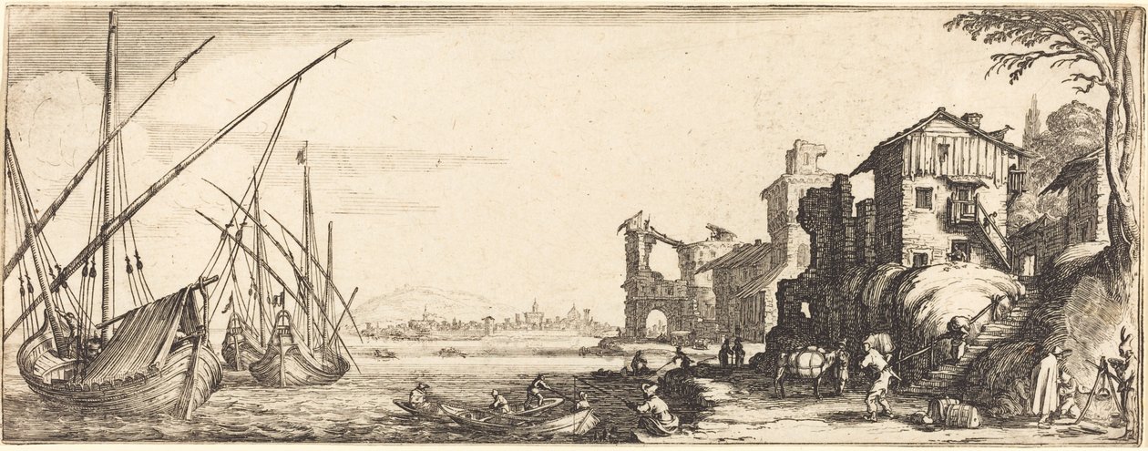 Küçük Liman by Follower of Jacques Callot