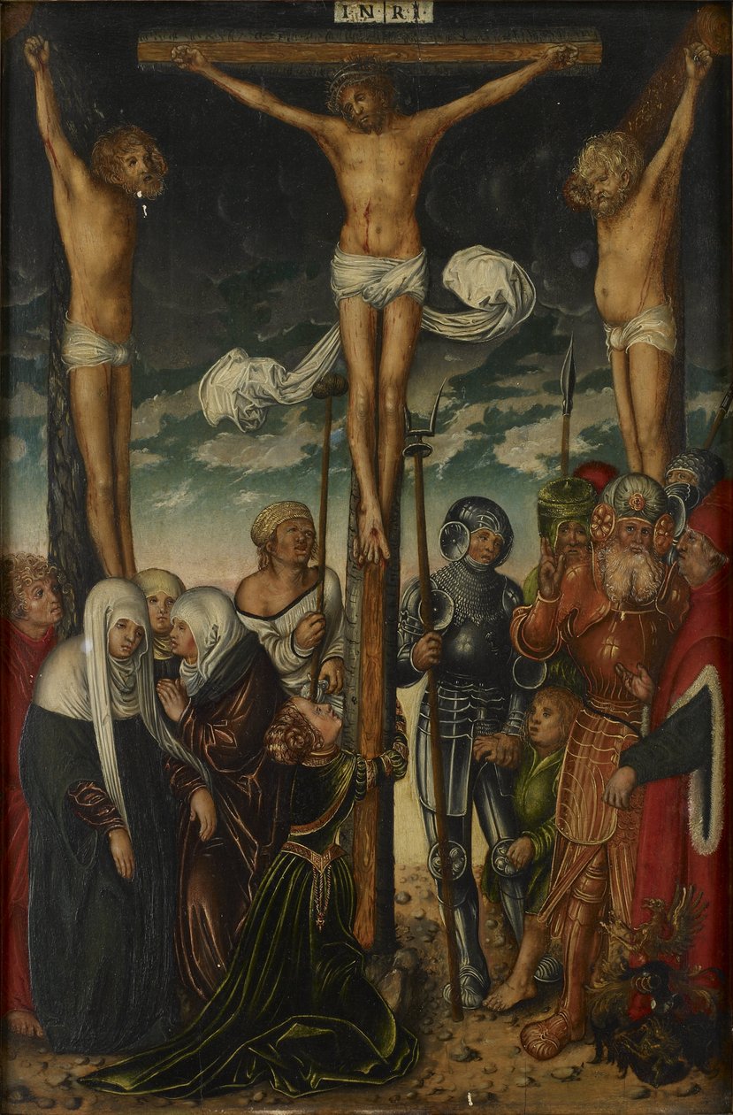 çarmıha germe by Follower of Lucas Cranach the Elder