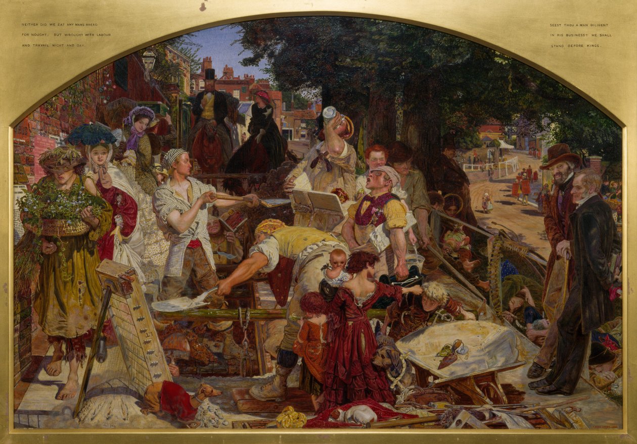 Çalışmak by Ford Madox Brown