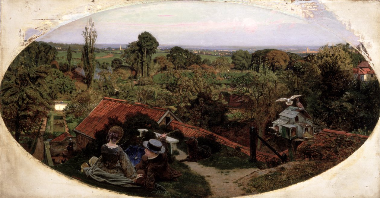 ಒಂದು ಇಂಗ್ಲೀಷ್ ಶರತ್ಕಾಲ ಆಫ್ಟರ್ನೂನ್ಟರ್ಕ್ by Ford Madox Brown