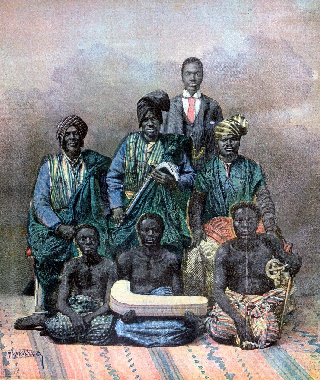 Dahomey Kralı Behanzin, 1893 by Fortuné Méaulle