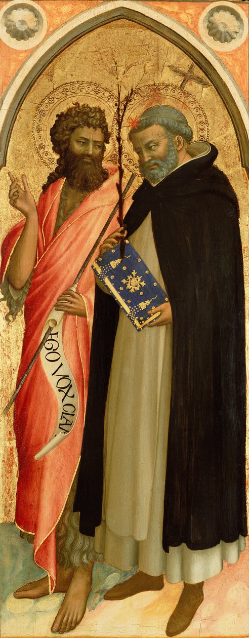 Vaftizci Yahya ve Aziz Dominik by Fra Angelico