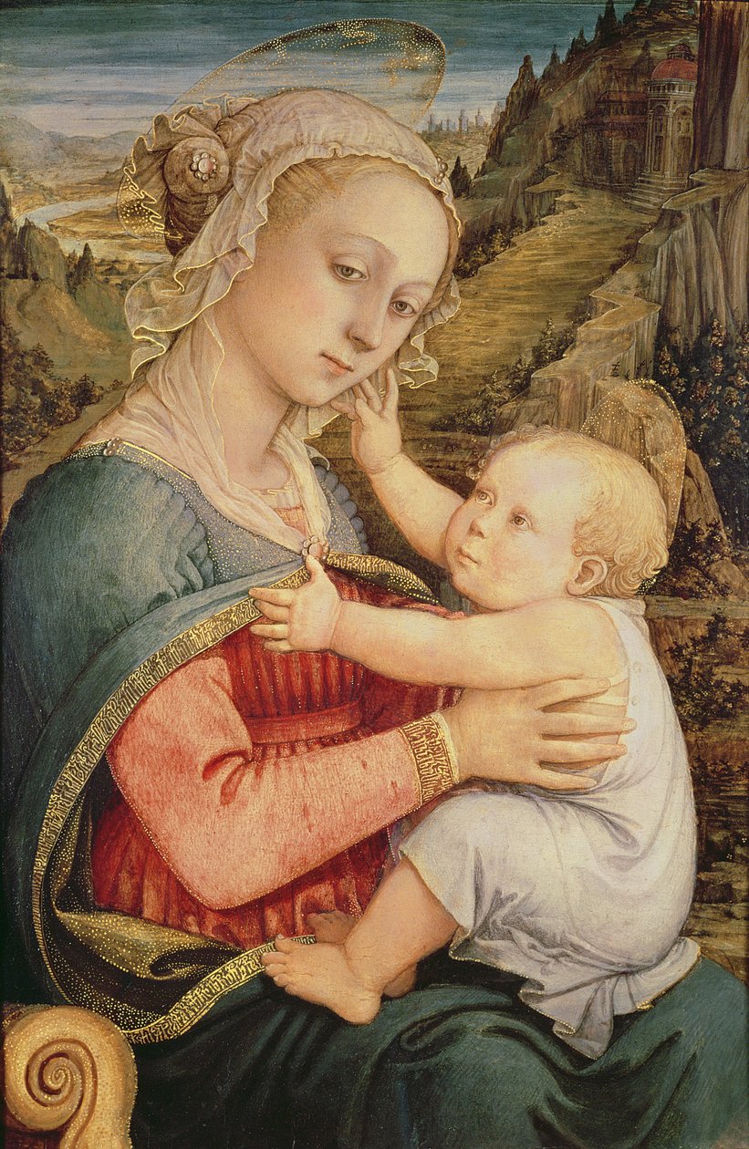 Bakire ve Çocuk, c.1465 by Fra Filippo Lippi