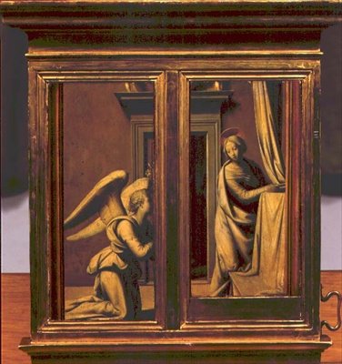 Müjde, c.1495 (panelde yağ) by Fra Bartolomeo