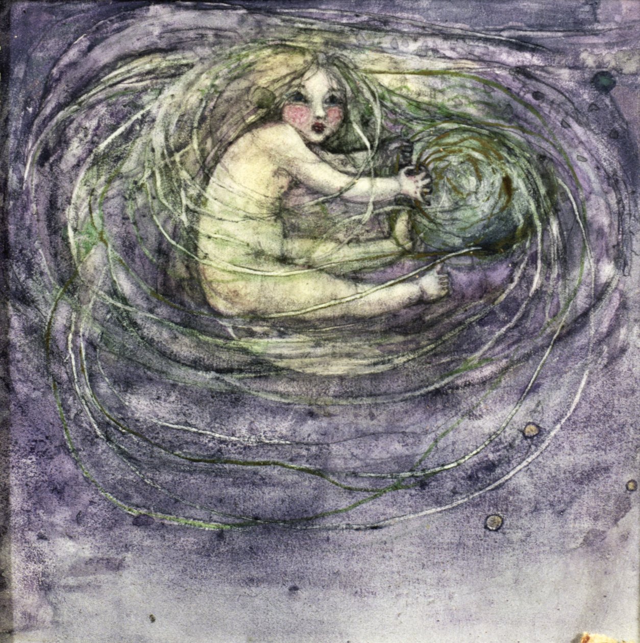 Gül kasesinde çocuk by Frances McNair