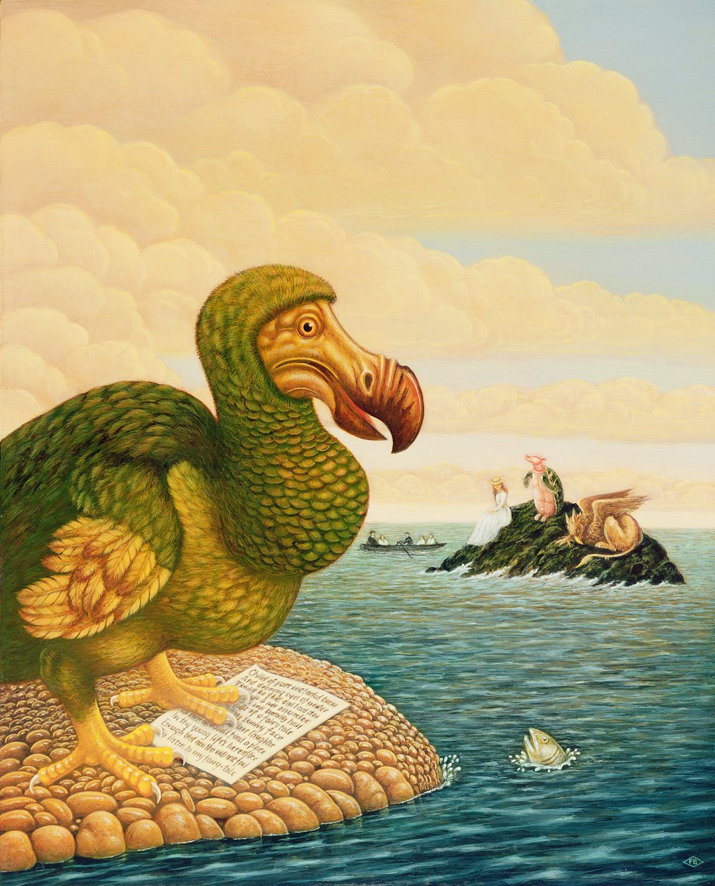Dodo, 1993 (panelde yağ ve tempera) by Frances Broomfield