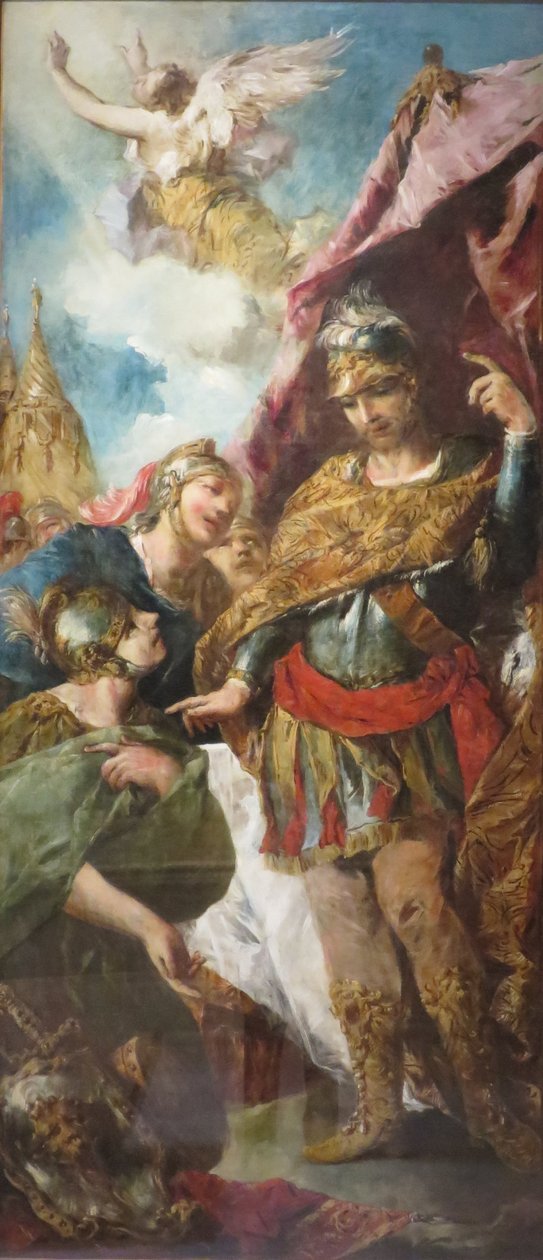 Godfrey of Boulogne, Başkanlarını Konseye Çağırıyor by Francesco Guardi