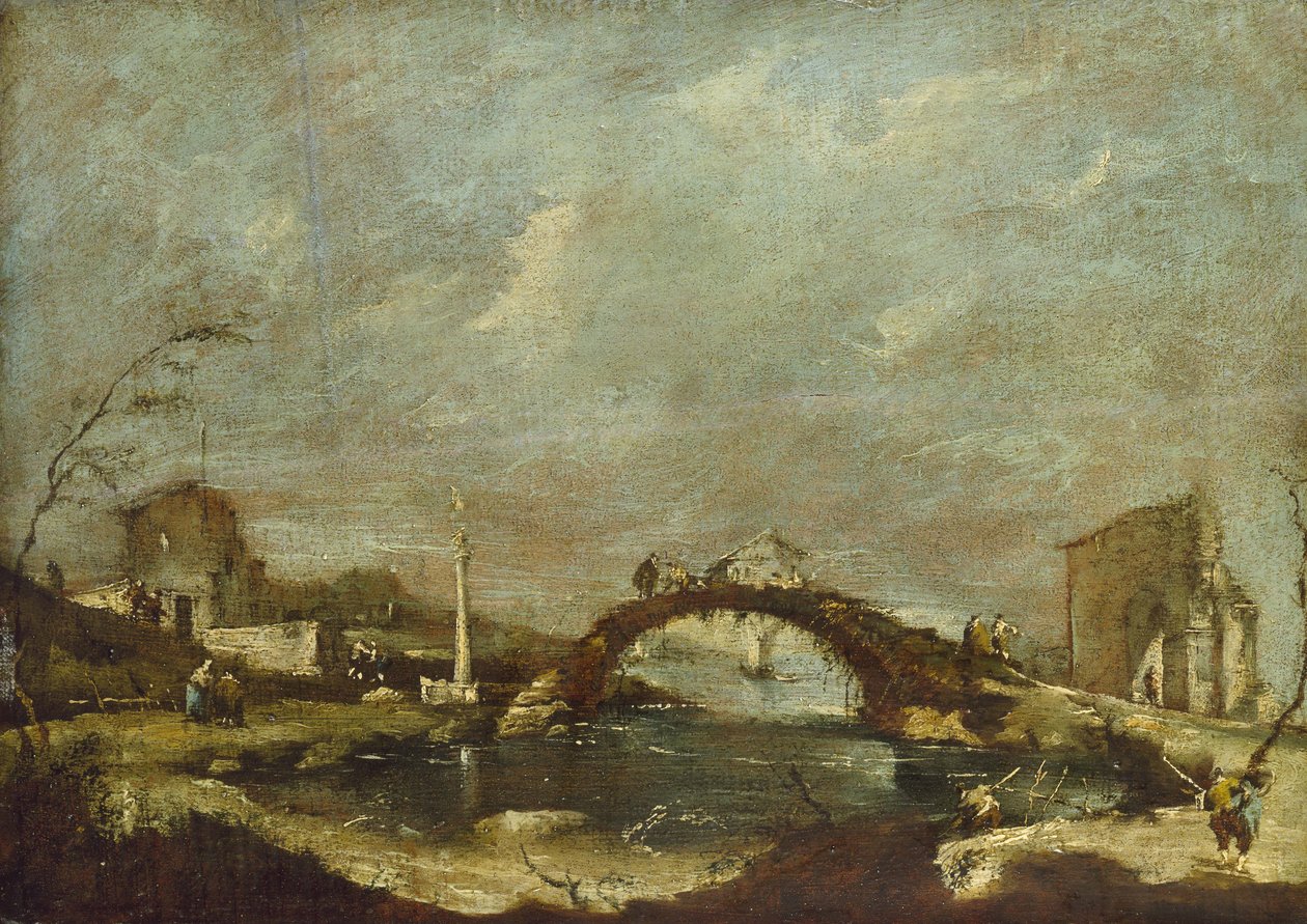 Capriccio Manzara by Francesco Guardi