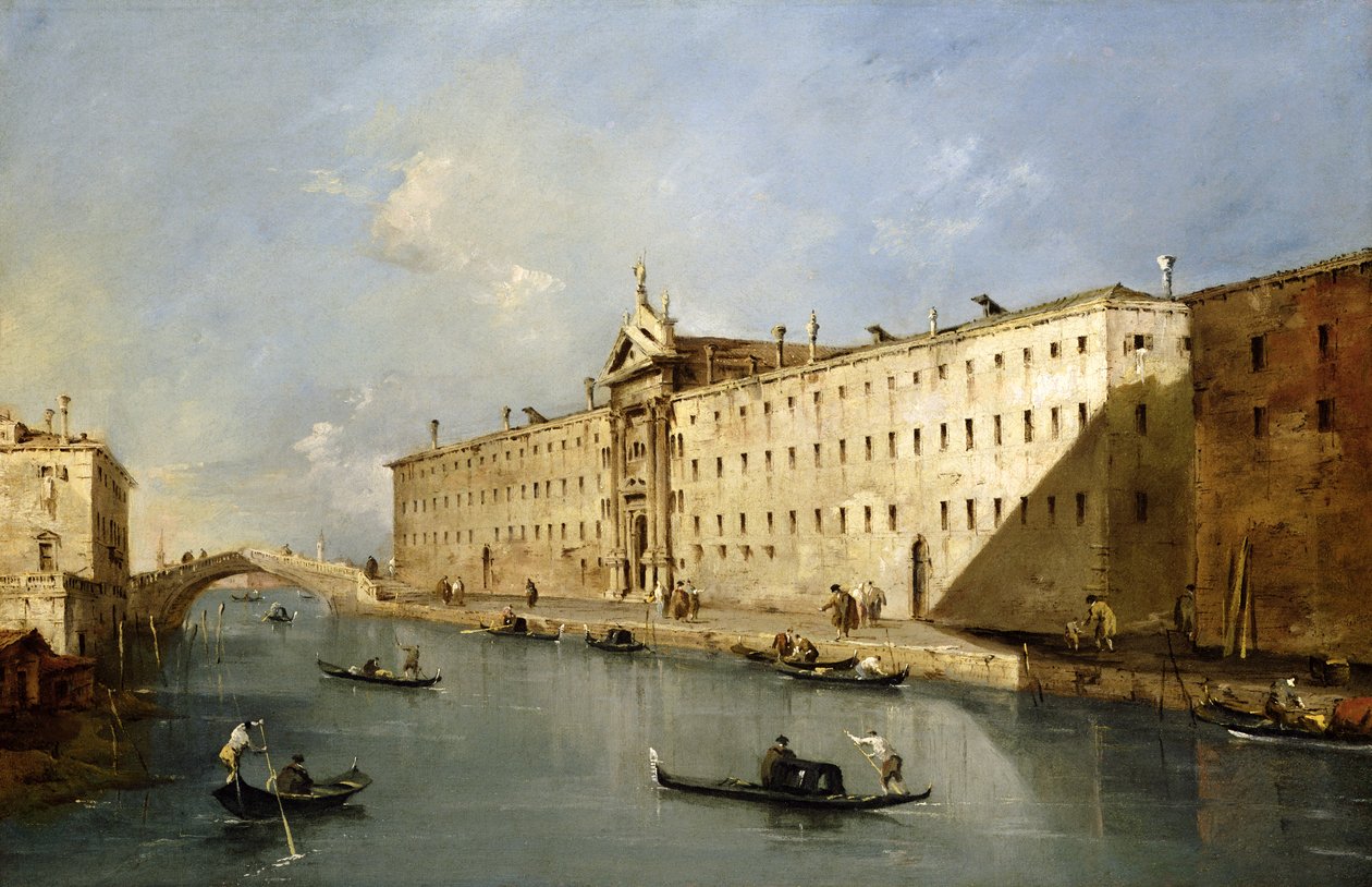 Rio dei Mendicanti by Francesco Guardi