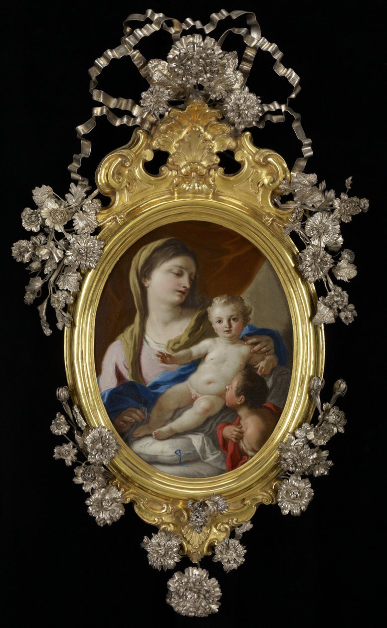 Bebek Aziz John ile Madonna ve Çocuk by Francesco de Mura  