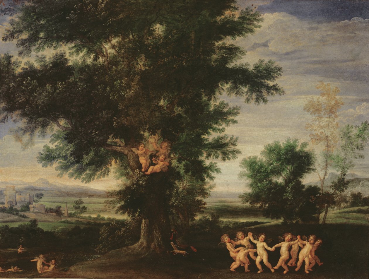 Aşk Tanrısı Dansı, c.1630 by Francesco Albani