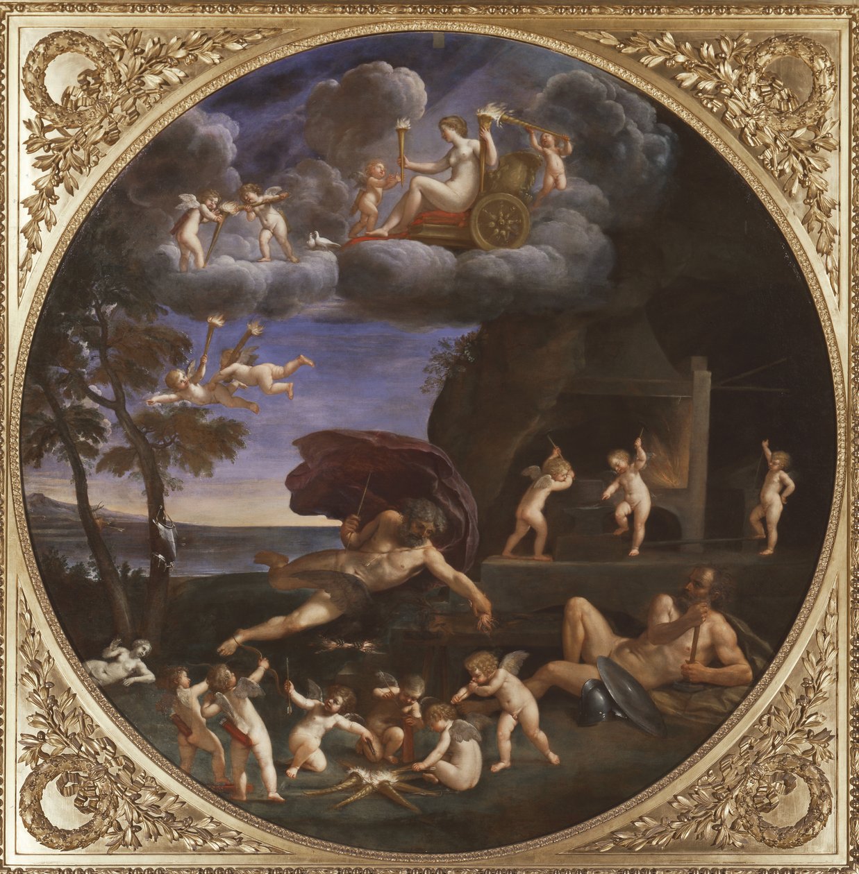 Ateş Elementi, 1625-28 by Francesco Albani