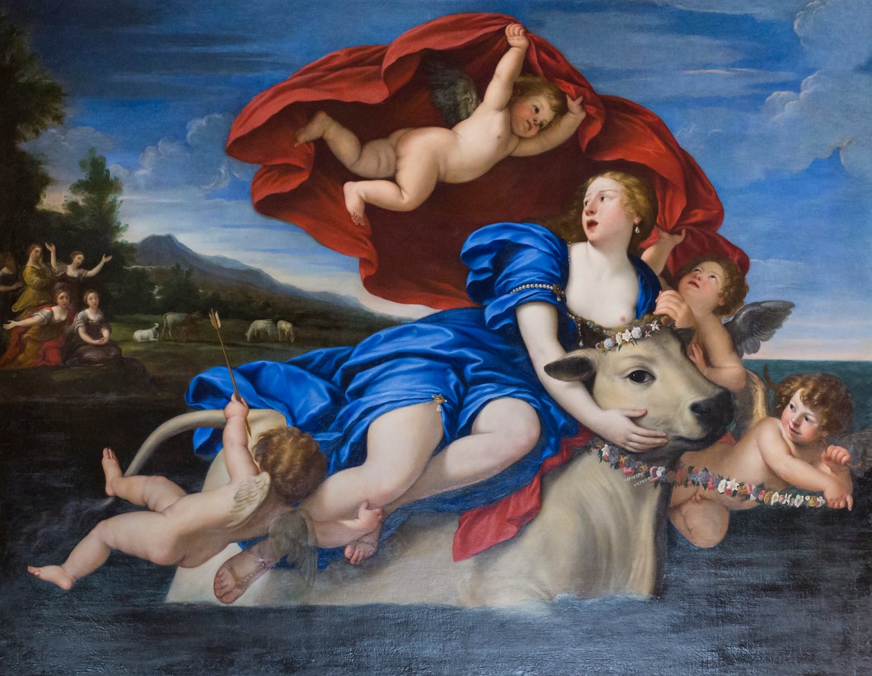 Europa Tecavüz by Francesco Albani