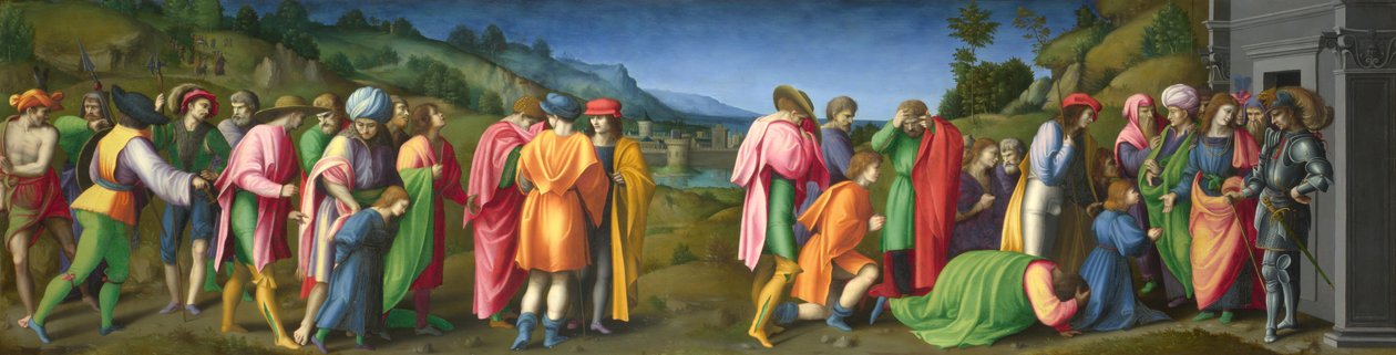 Joseph, Kardeşlerini affeder, 1515 civarı. by Francesco Bacchiacca