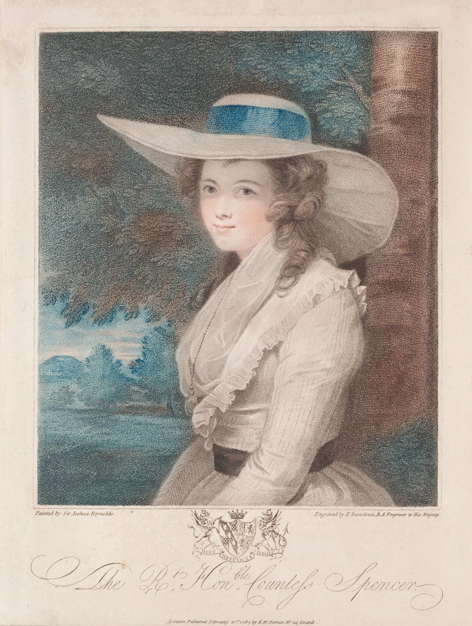 Kontes Spencer, 1787. by Francesco Bartolozzi