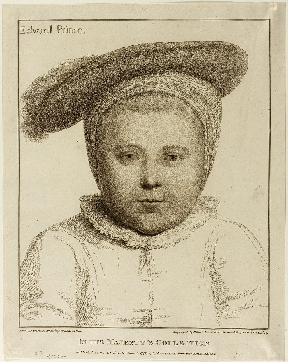 Edward, Galler Prensi by Francesco Bartolozzi