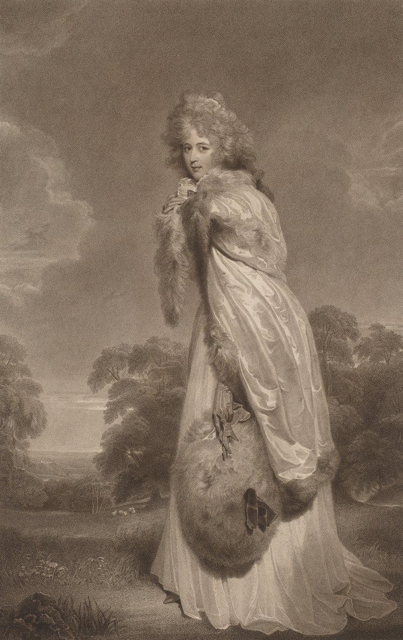 Elizabeth Farran, 1792. by Francesco Bartolozzi