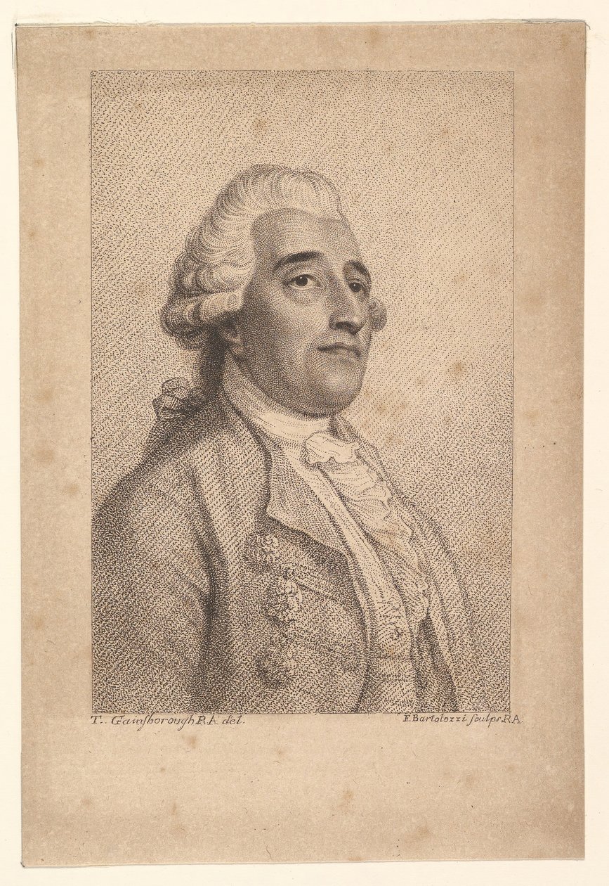 Francesco d Ageno, 1785-90. by Francesco Bartolozzi