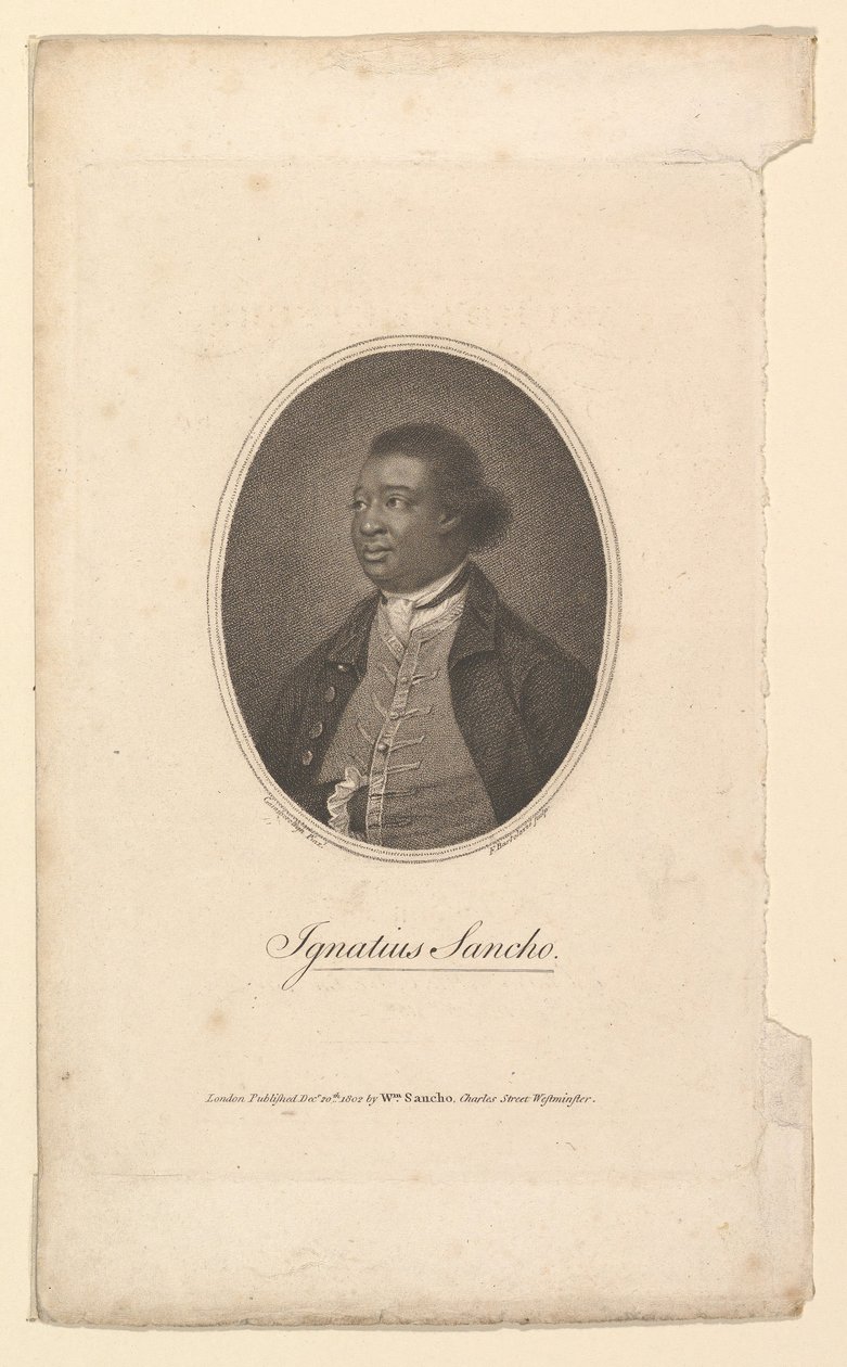 Ignatius Sancho, 1802 by Francesco Bartolozzi