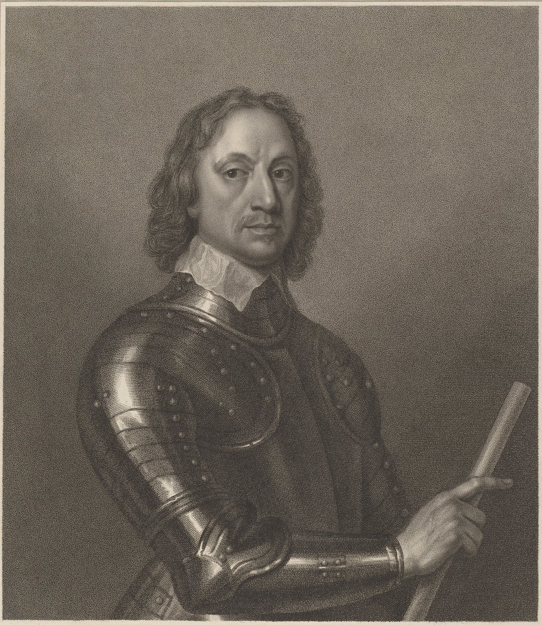 Oliver Cromwell, 1802. by Francesco Bartolozzi