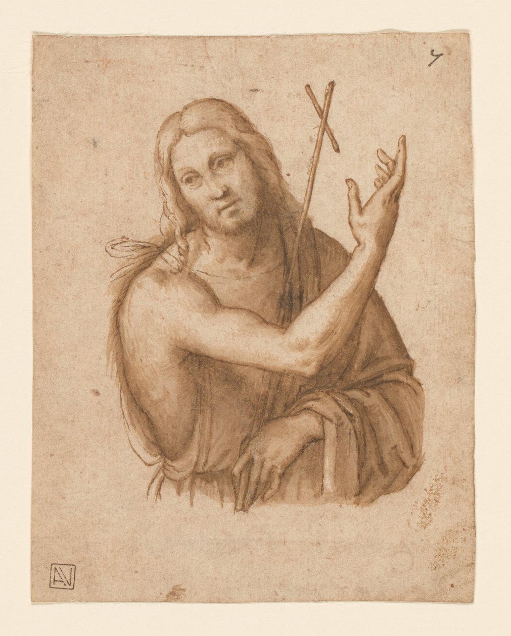 Aziz John the Baptist by Francesco Francia
