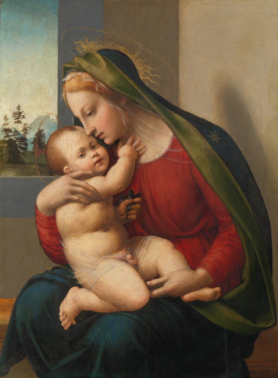 Madonna ve Çocuk, ca. 1520. by Francesco Granacci