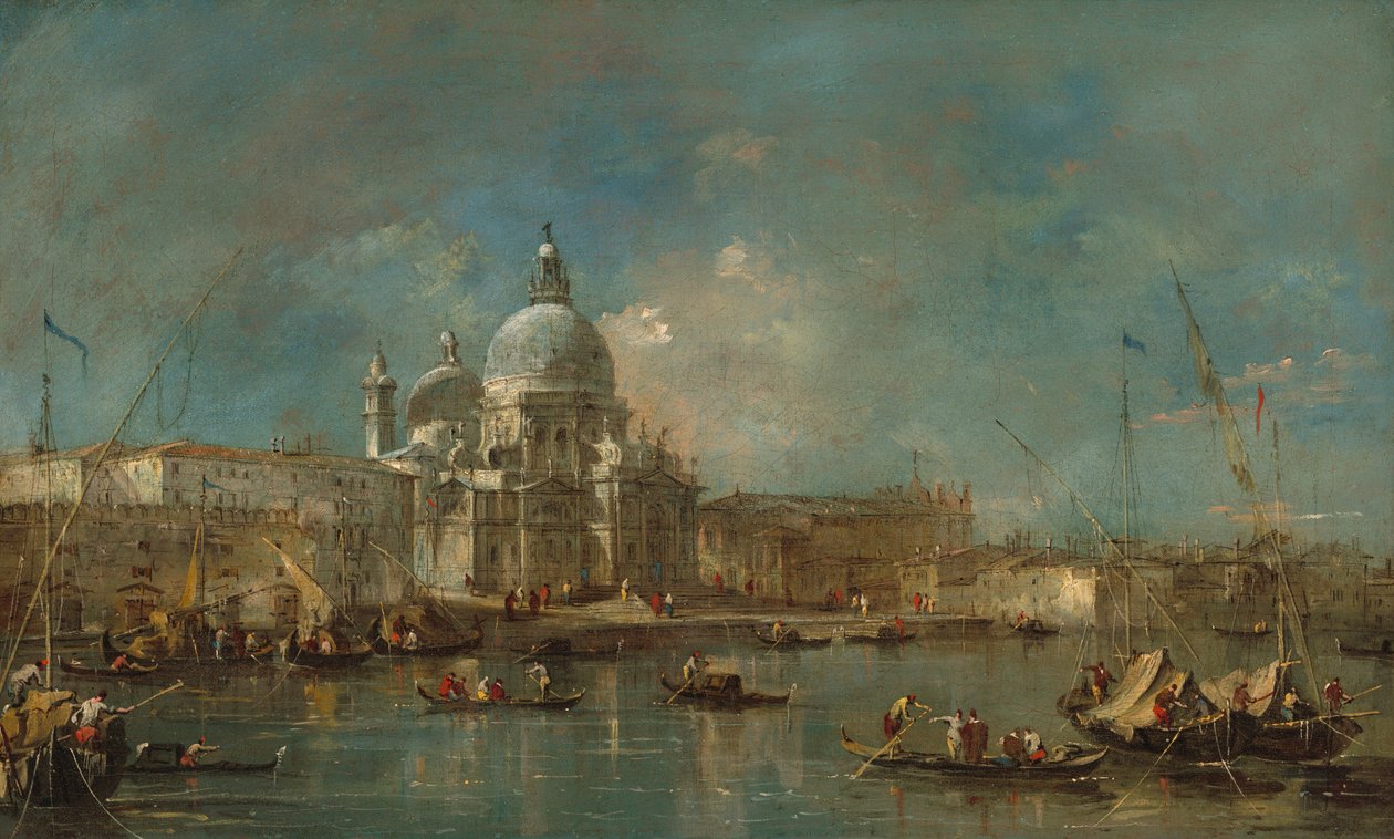 Santa Maria della Salute, c. 1770. by Francesco Guardi