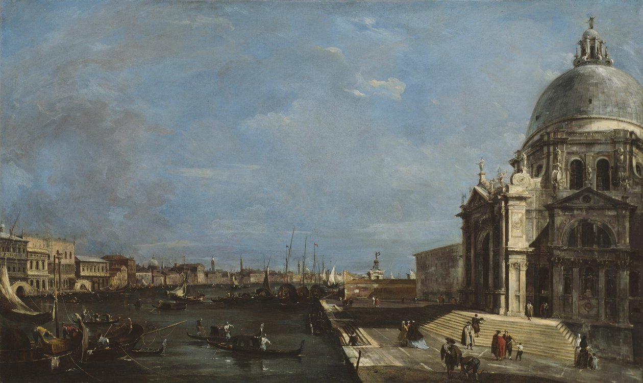 Büyük Kanal, Venedik by Francesco Guardi