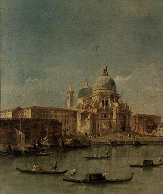 Venedik, Santa Maria della Salute by Francesco Guardi
