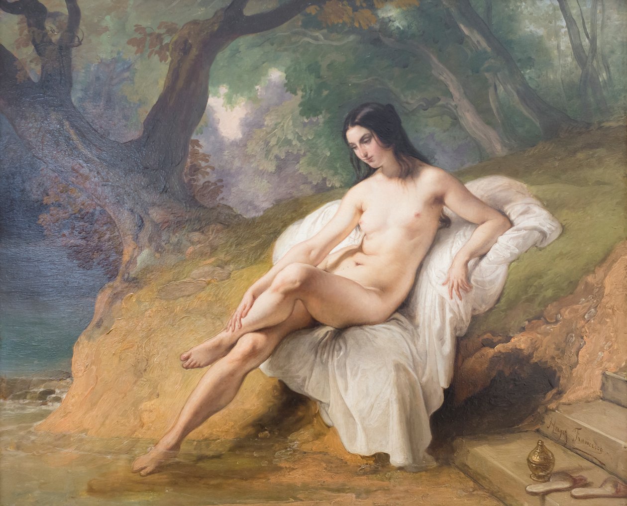 Yüzücü by Francesco Hayez