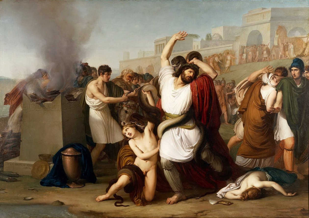 Laokoon, 1812 by Francesco Hayez