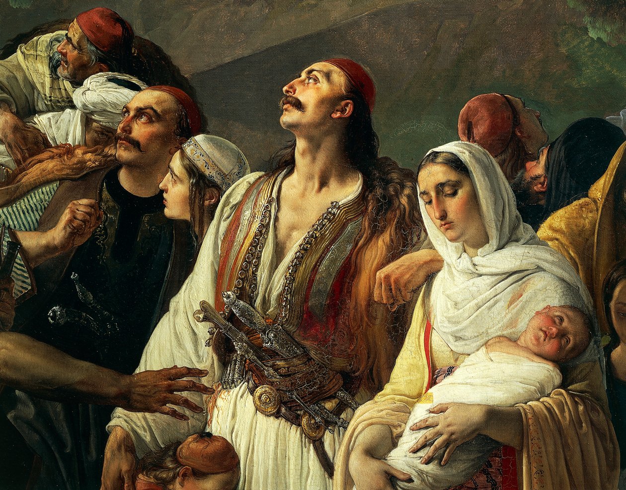 Parga Mültecileri by Francesco Hayez