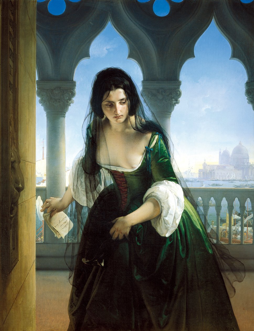 Gizli suçlama by Francesco Hayez