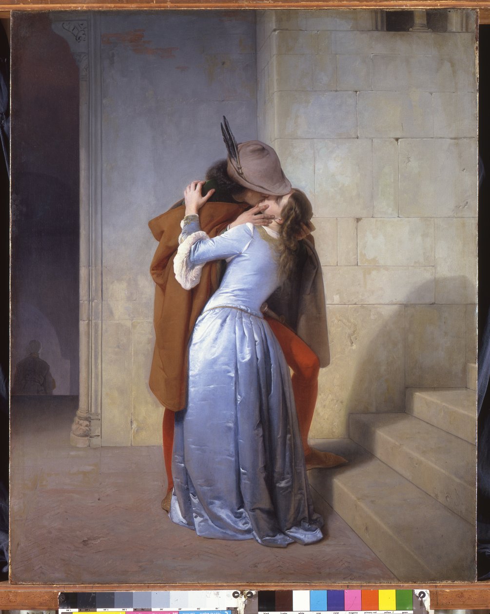 Öpücük, 1859 by Francesco Hayez