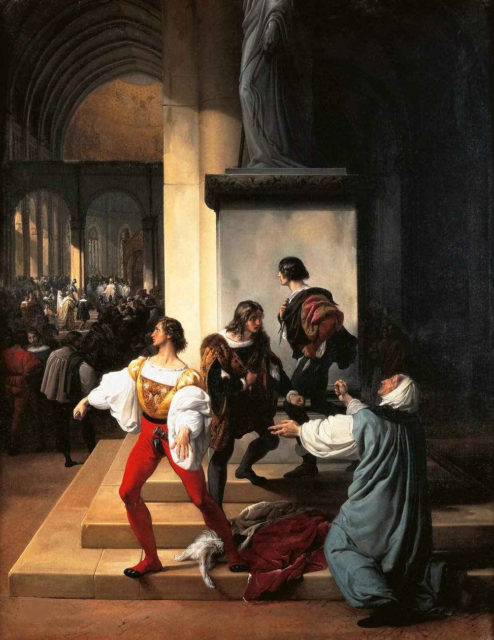 Lampugnani Komplosu, 1826. by Francesco Hayez