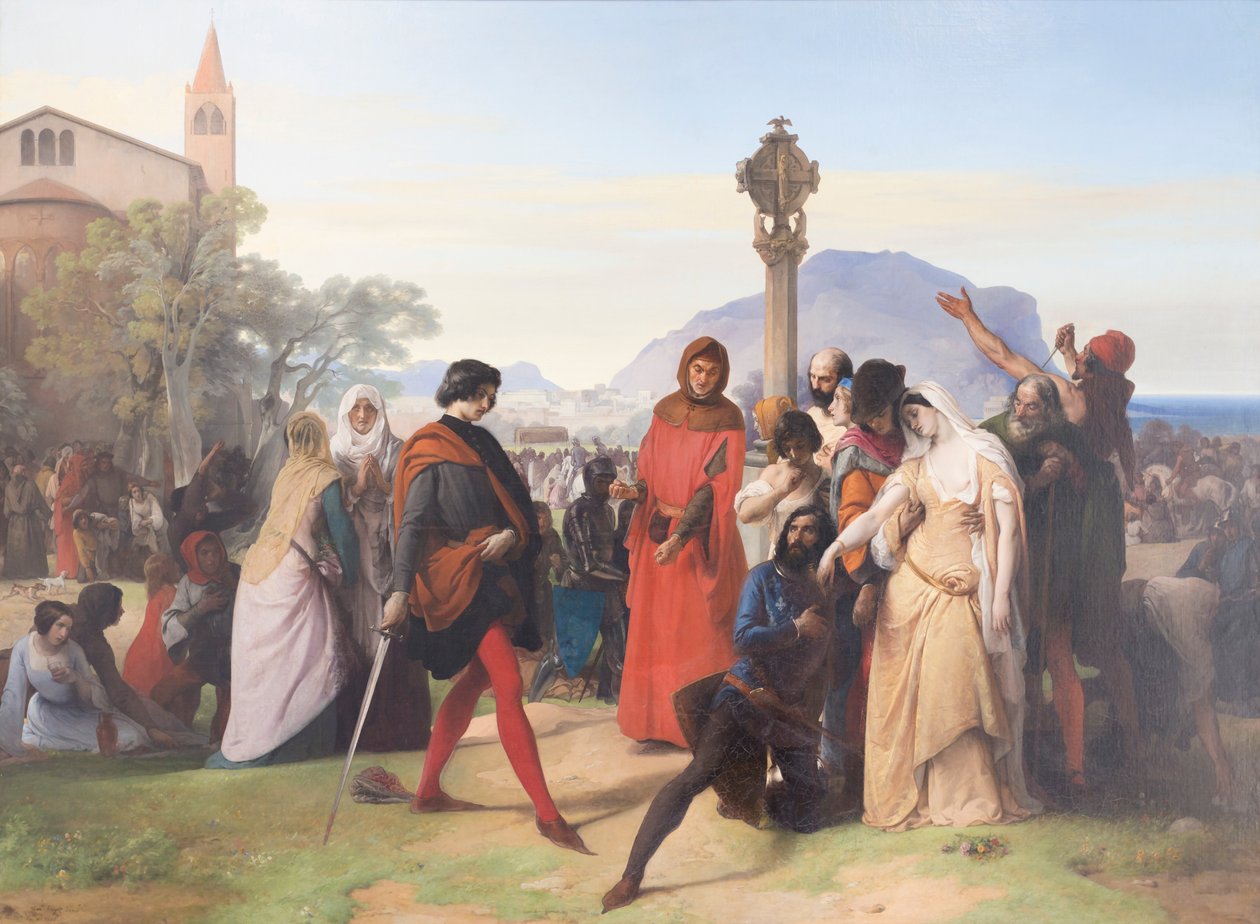 Sicilyalı Vespers by Francesco Hayez