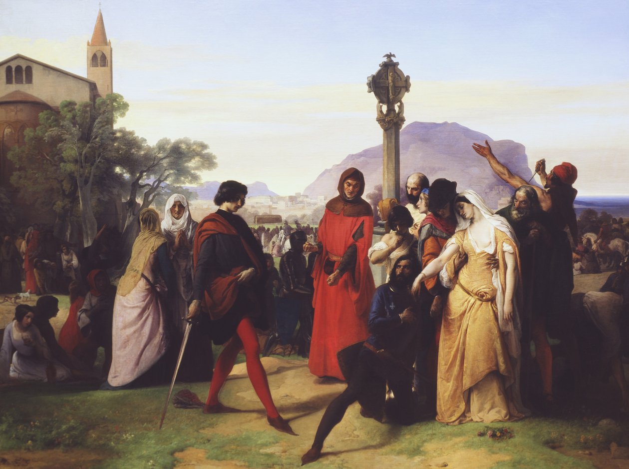 Sicilya Vespers, 1846 by Francesco Hayez