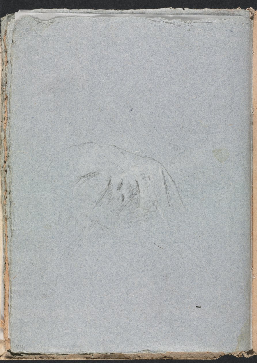 Verona Sketchbook: Perdelik sayfa 20, 1760. by Francesco Lorenzi