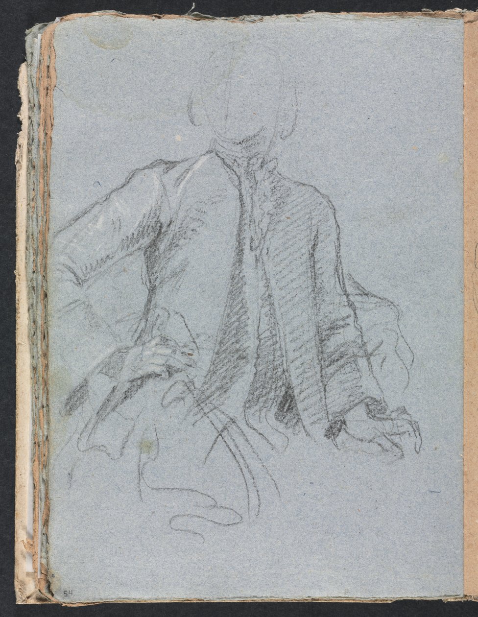 Verona Sketchbook: Beyefendi sayfa 54, 1760. by Francesco Lorenzi